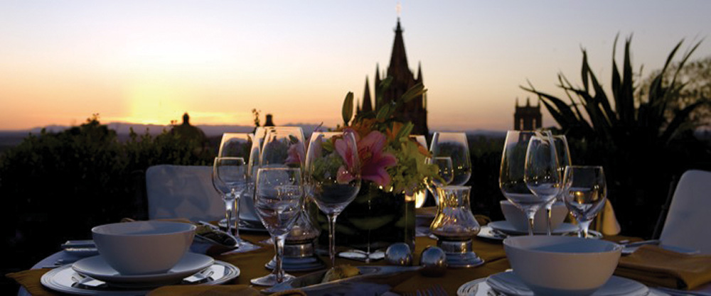 San Miguel de Allende rental terrace